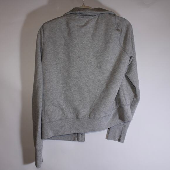 Gilly Hicks Gray Button Up Sweater With Faux Fur Lining Size L - Picture 2 of 5